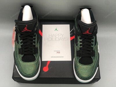 Jalen Ramsey x Air Jordan 4 Laser Green Black MakerPlace by Michaels